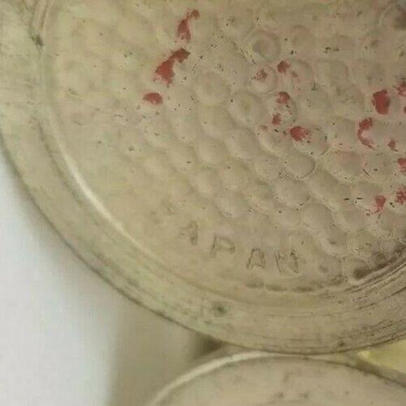 Vintage Japan Teapot Salt & Pepper Shakers Tea Pots Embossed Floral S&P Elegan - Picture 11 of 12